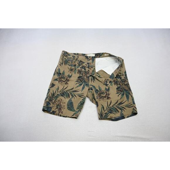 Denim Supply Ralph Lauren Hawaiian Chino Shorts Button Fly Floral Mens Size 36 - Picture 1 of 6